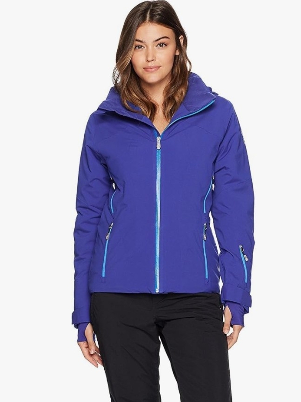 Spyder Rhapsody Waterproof Ski Jacket - Blue - Size Small